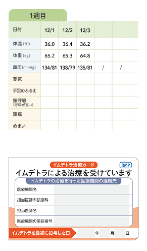 治療日誌イメージ