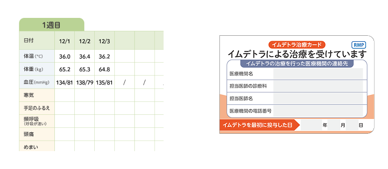 治療日誌イメージ
