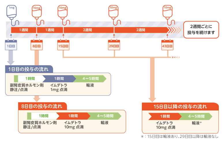 図：投与スケジュール